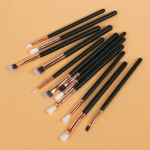 Miss Rose 12 Piece Eye Makeup Brush Set