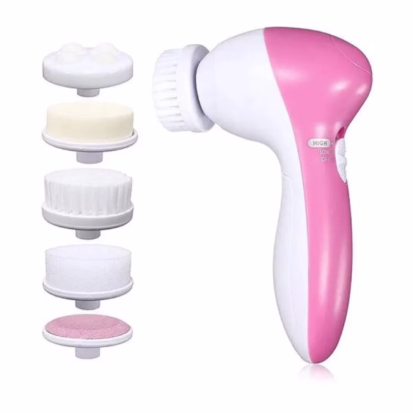 5‑in‑1 Electric Facial Cleansing Massager