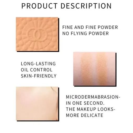 Miss Rose Shell Glow 2-in-1 Compact Powder