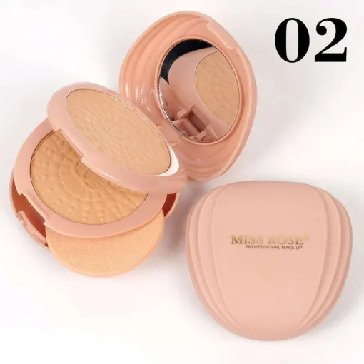 Miss Rose Shell Glow 2-in-1 Compact Powder