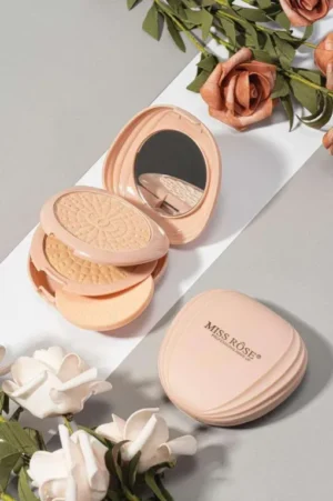 Miss Rose Shell Glow 2-in-1 Compact Powder