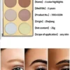 Miss Rose 6 Colors Glow Highlighter Palette