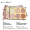 Miss Rose 6 Colors Glow Highlighter Palette
