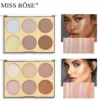 Miss Rose 6 Colors Glow Highlighter Palette