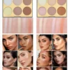 Miss Rose 6 Colors Glow Highlighter Palette