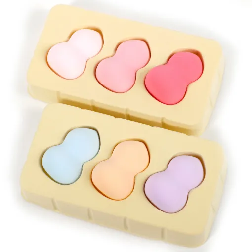 Miss Rose 3 Piece Premium Makeup Puff Set