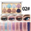 Miss Rose Galaxy Glow 8-in-1 Pressed Glitter Palette