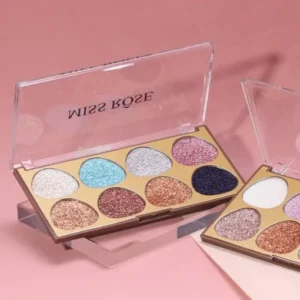 Miss Rose Galaxy Glow 8-in-1 Pressed Glitter Palette