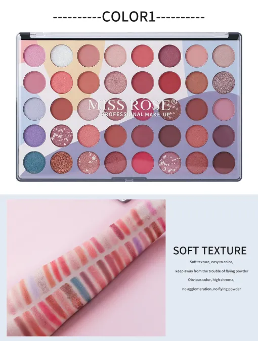 Miss Rose Modern Muse 40 Color Eyeshadow Palette