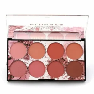 Miss Rose Bloom Crush 8 Color Blush Palette