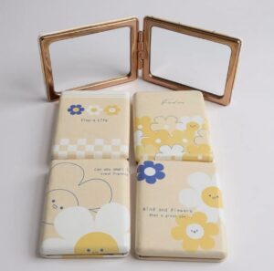 Floral Notebook-Style Compact Mirror (Assorted)