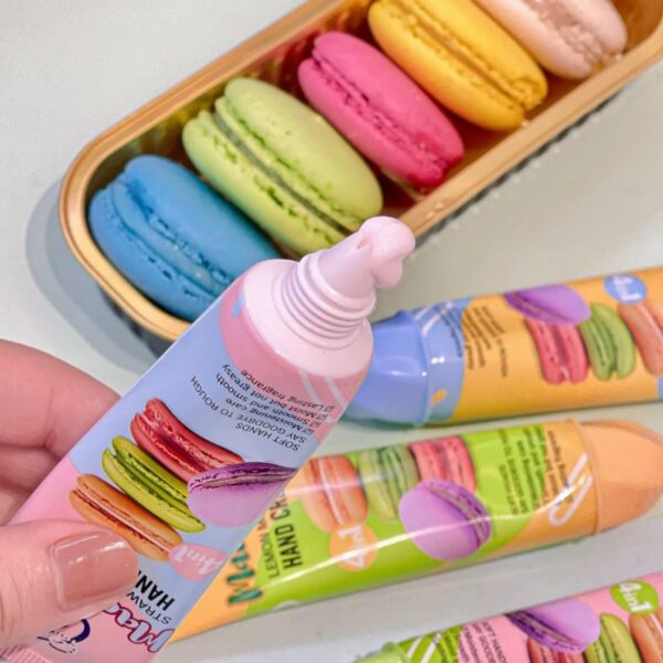 Kawaii Macaron Hand Cream Set – (Pack of 5)