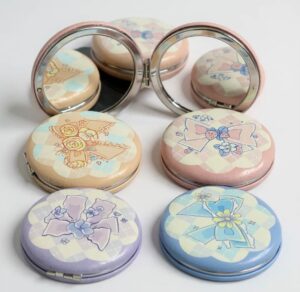 Classic Round Compact Mirror (Assorted Colors)