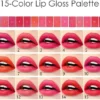 Miss Rose Pro Lip Palette – 15 Colors