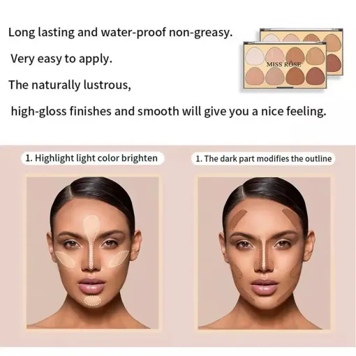 Miss Rose 8-Color Sculpt & Contour Palette
