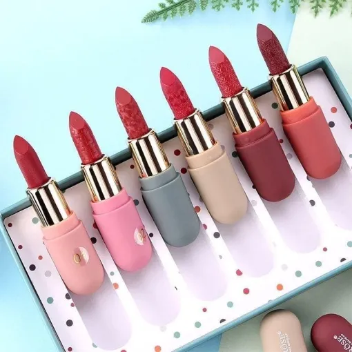 Miss Rose Morandi Matte Lipstick Set – 6 Colors