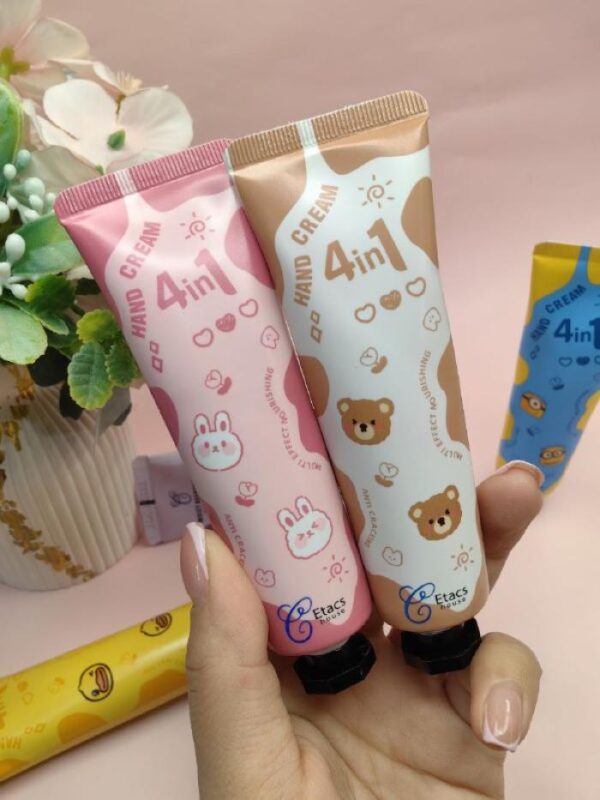 Kawaii Cartoon Friends Hand Cream Set – (Pack of 5)