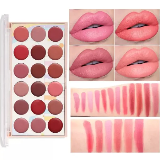 Miss Rose 18 Colors Lipstick Palette