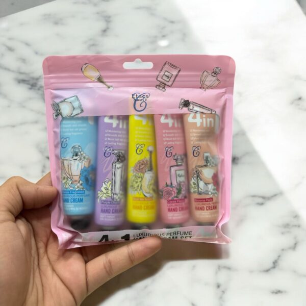 Kawaii Scented Delight Hand Cream Set – (Pack of 5)