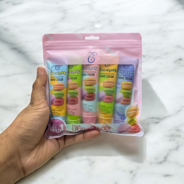 Kawaii Macaron Hand Cream Set – (Pack of 5)