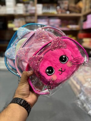 Kitty Charm Cosmetic Bag (Set of 3)