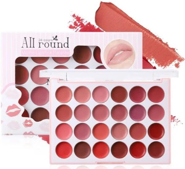 Miss Rose Complete Matte Lip Palette – 24 Shades