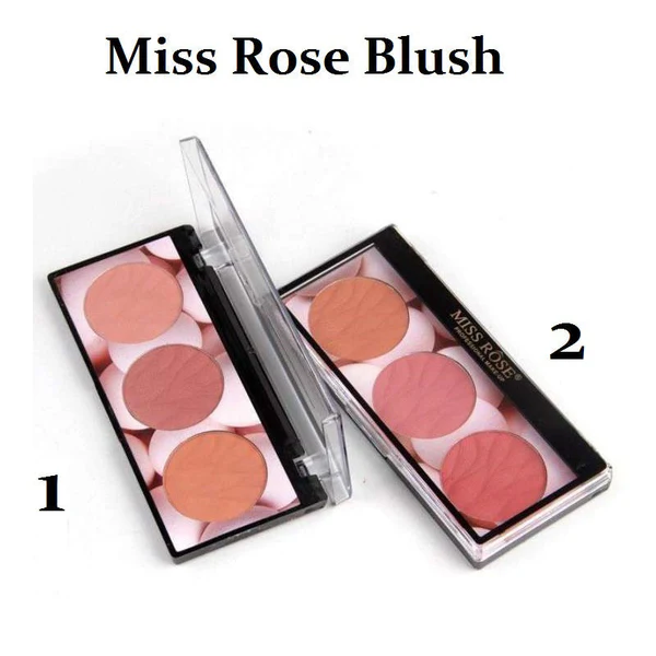 Miss Rose Triple Glow Blush Palette