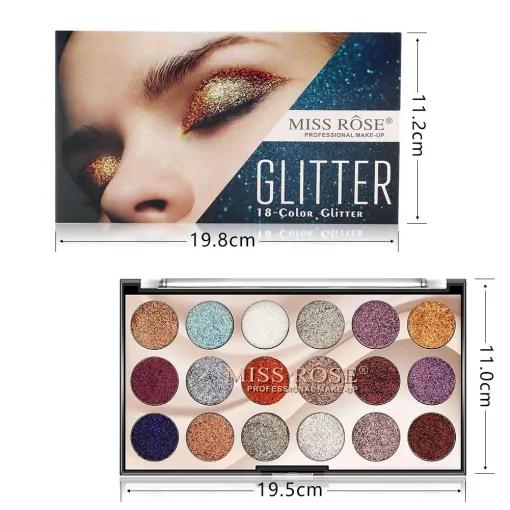 Miss Rose Shimmer Magic 18 Shade Eyeshadow Palette