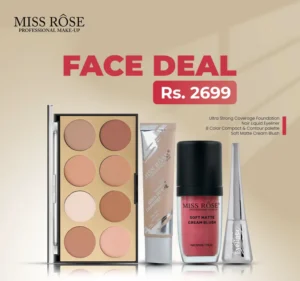 Miss Rose Glam Perfection Face Bundle Foundation blush eyeliner contour blushkins_com