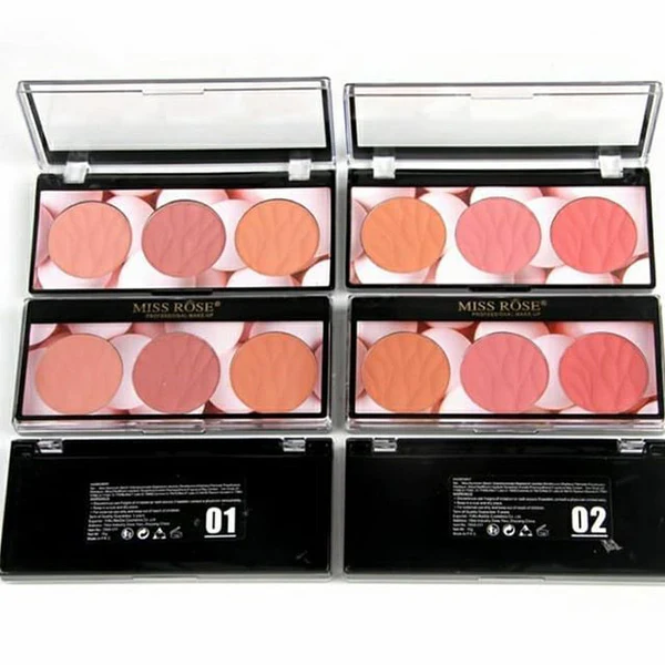 Miss Rose Triple Glow Blush Palette